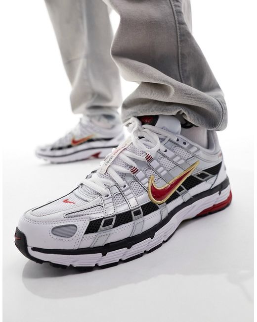Nike P-6000 sneakers and red