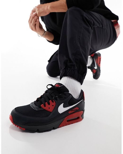 Nike AIR MAX 90 sneakers and red