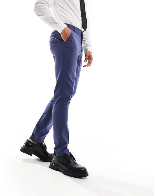Asos Design skinny suit pants dark