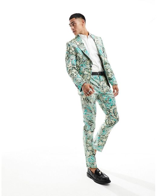 Twisted Tailor morris floral suit pants