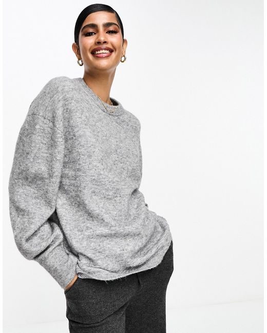 Other Stories alpaca wool relaxed sweater light melange