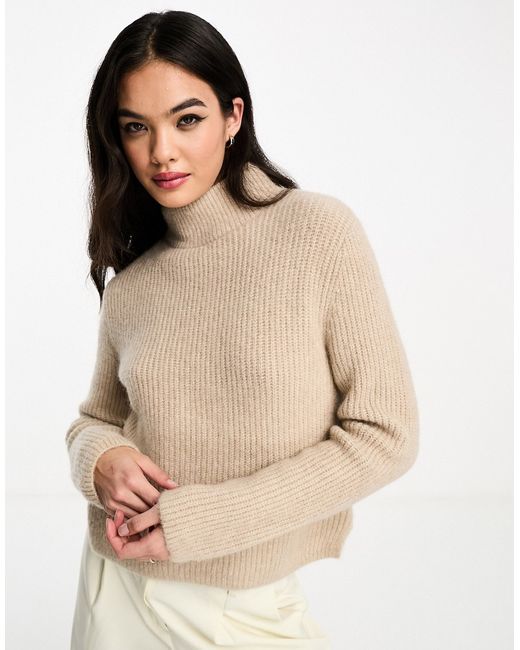 Other Stories high neck alpaca wool ribbed sweater