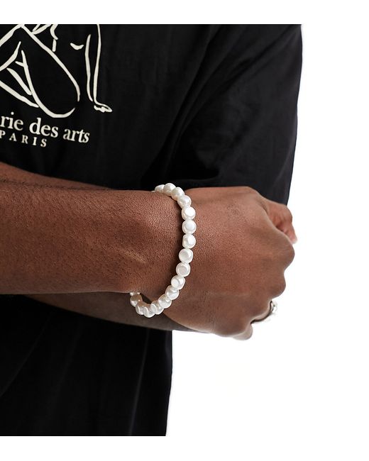 Faded Future elasticated pearl bracelet