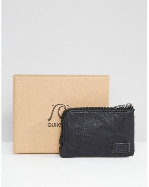 Quiksilver Quicksilver Zip Trip Wallet In Leather