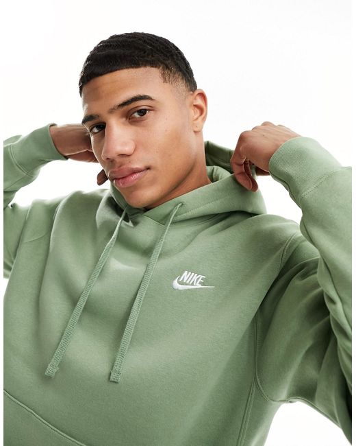 Nike Club hoodie khaki-