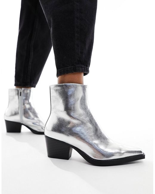 Pull & Bear pointed toe ankle boots