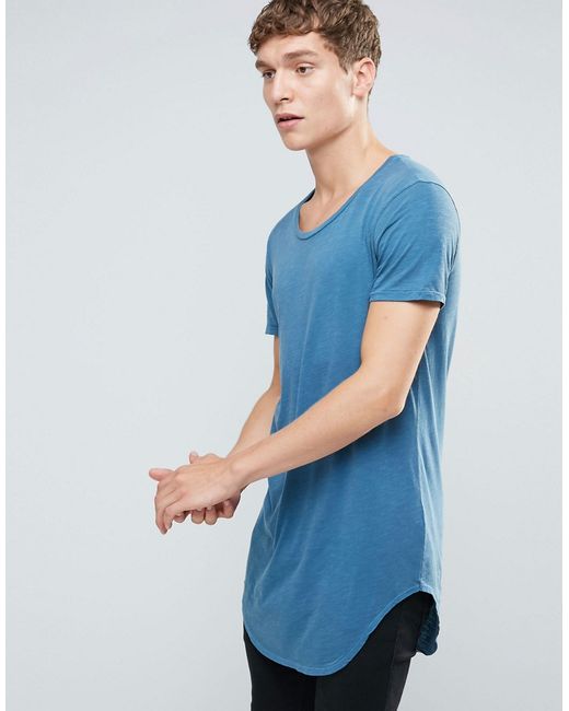 United Colors of Benetton Longline T-Shirt With Curved Hem
