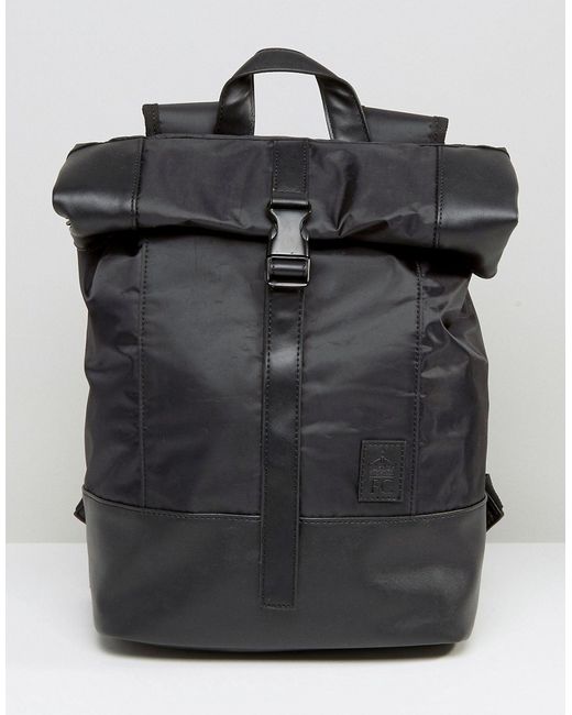 French Connection Roll Top Backpack