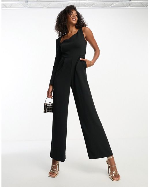 Ever New one sleeve cut-out jumpsuit