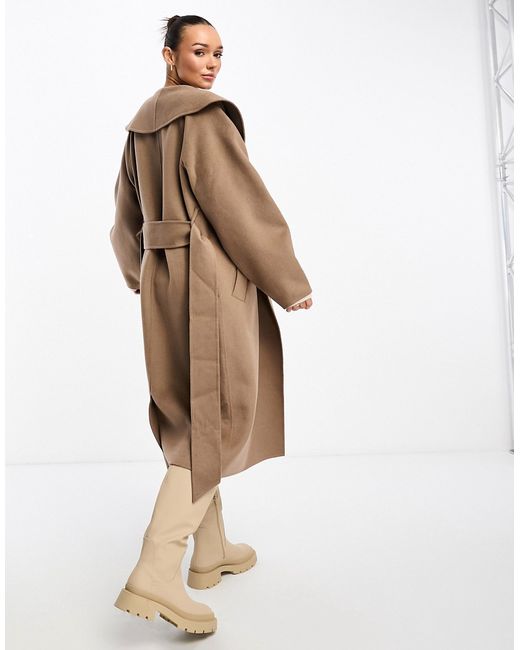 Other Stories wool blend belted coat light