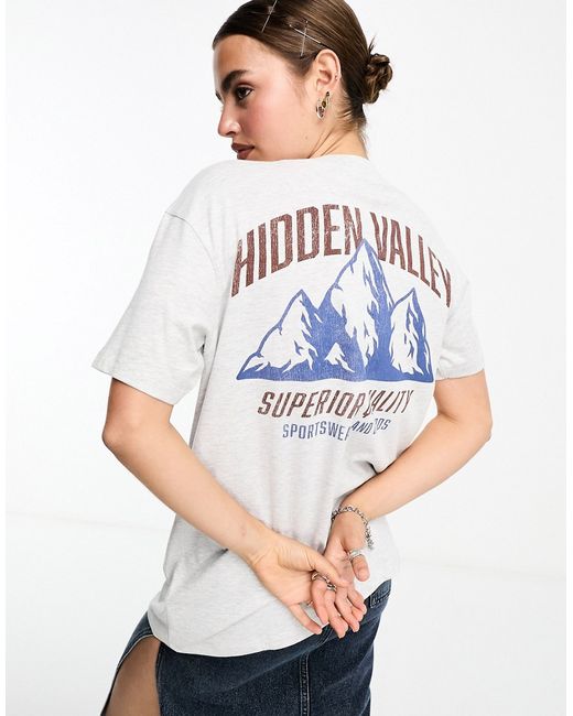 Cotton:On relaxed t-shirt with hidden valley graphic-