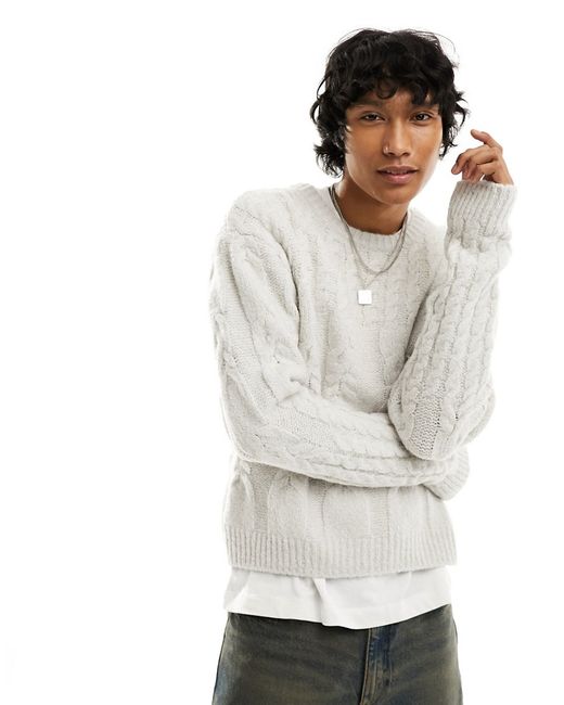 Weekday Jesper wool blend sweater off-