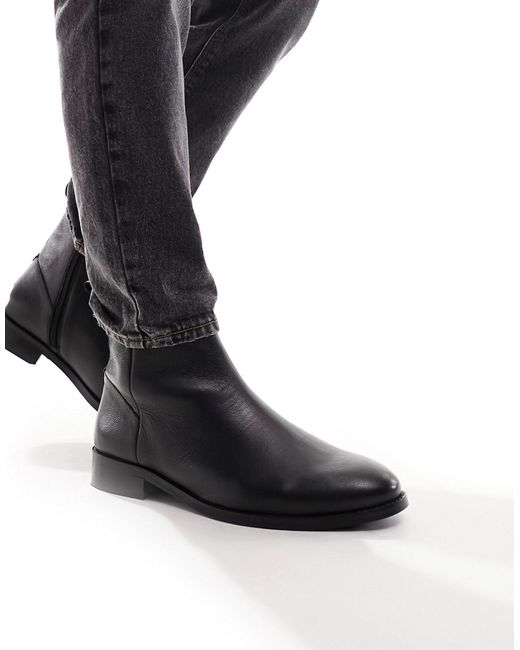 Asos Design chelsea boot leather