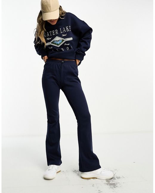 PacSun flared sweatpants navy part of a set-
