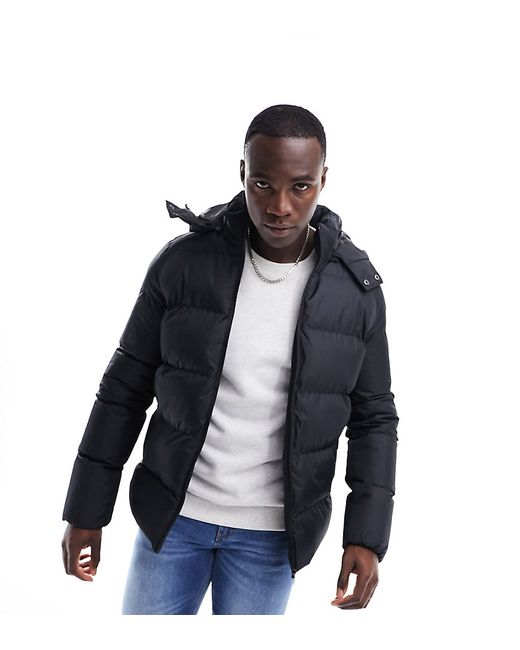 Soul Star Tall puffer jacket with hood