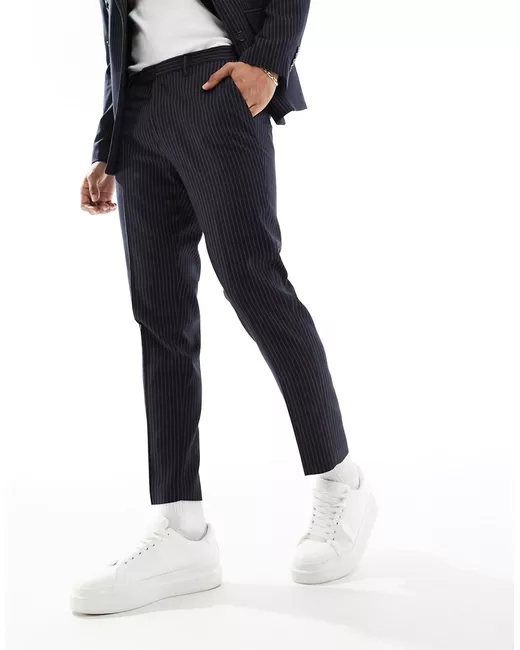 Gianni Feraud slim suit pants pinstripe