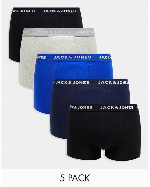 Jack & Jones 5 pack trunks multi-