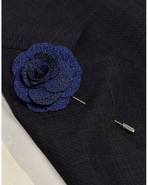 French Connection pocket square and lapel pin polka dot