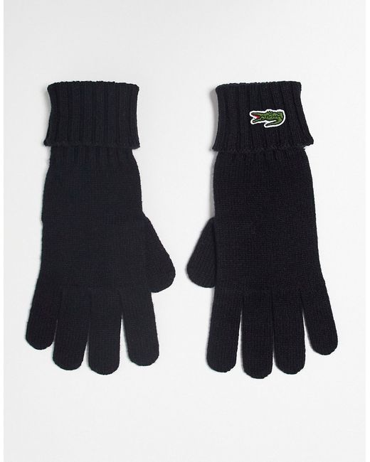 Lacoste knit gloves