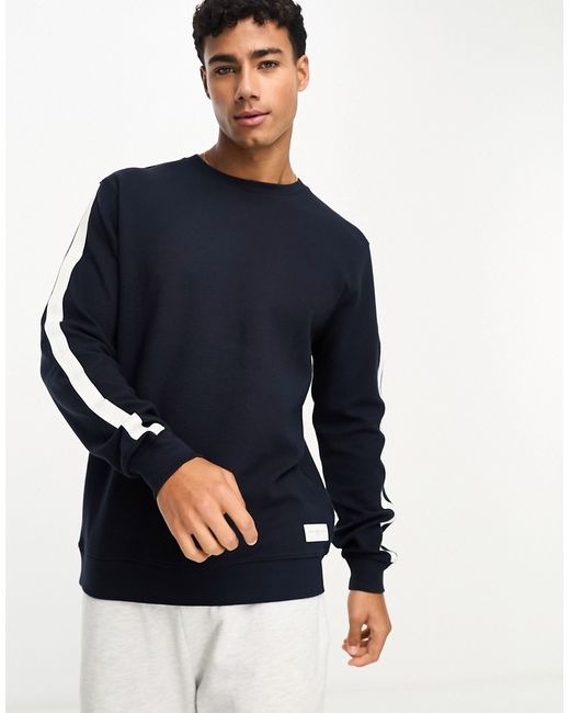 Tommy Hilfiger lounge logo long sleeve T-shirt with taping