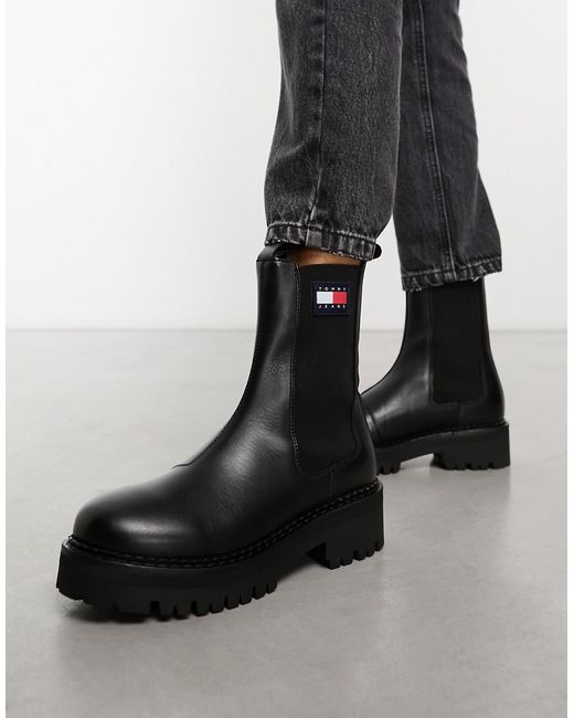 Tommy Jeans urban chelsea boots