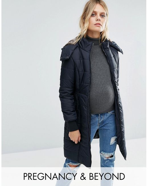 Modern Eternity 3 In 1 Quilted Knee Length Puffer Coat