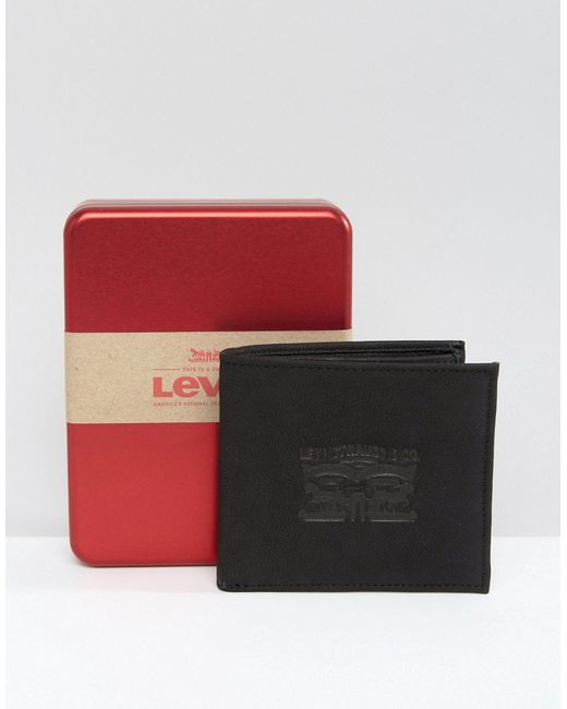 Levi's Levis Embossed Leather Wallet In