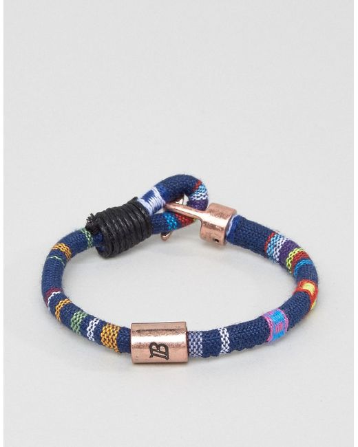 Icon Brand Aztec Woven Bracelet In