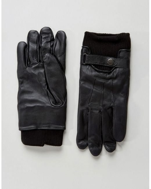 French Connection Leather Gloves