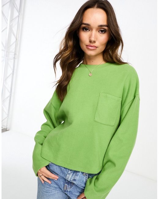 Asos Design super soft oversized sweater with pocket detail