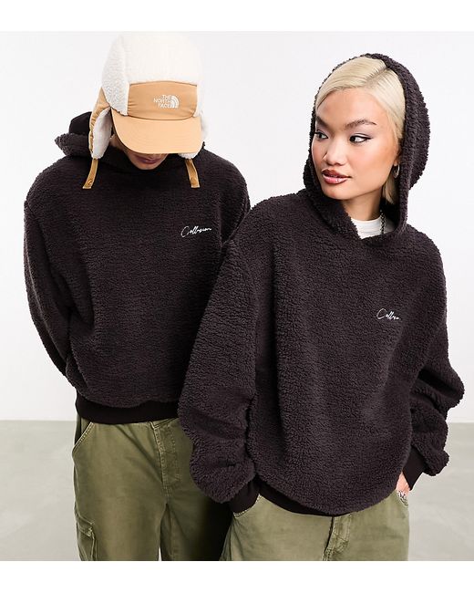 Collusion borg hoodie with embroidered logo