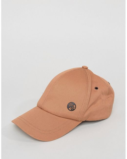 PS Paul Smith PS by Paul Smith Baseball Cap in Stone