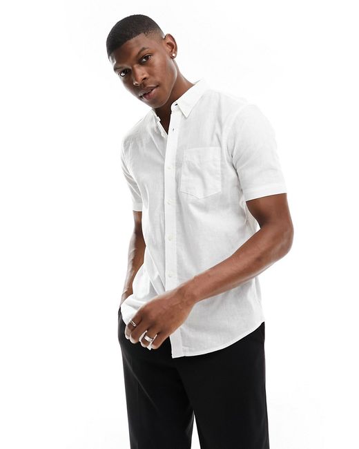 French Connection linen short sleeve shirt