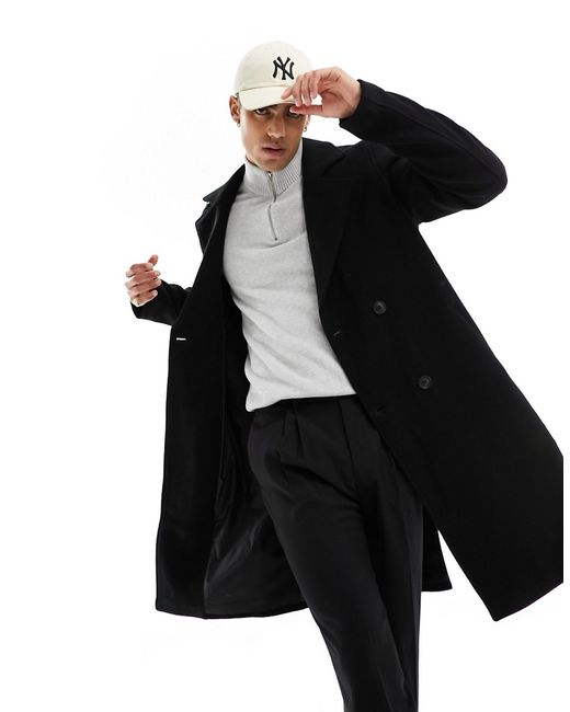 Only & Sons oversized wool mix overcoat