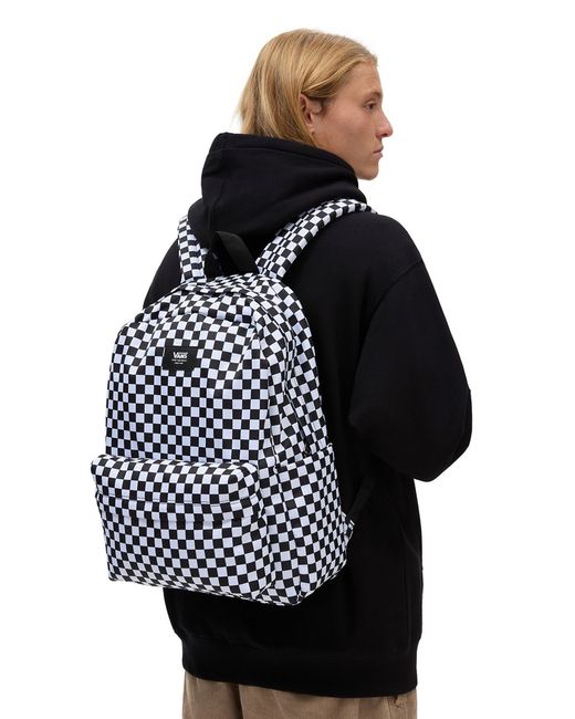 Vans Mn old skool h2o check backpack and white