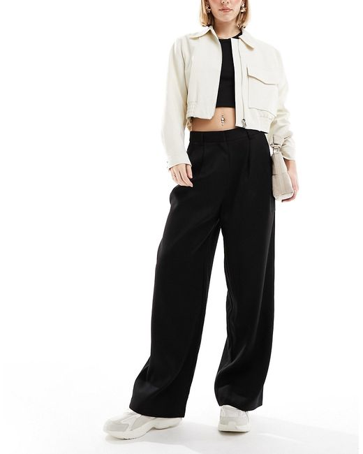 Only pleat front tailored pants