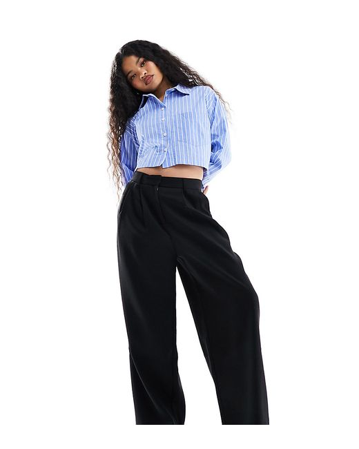 Only Petite pleat front tailored pants