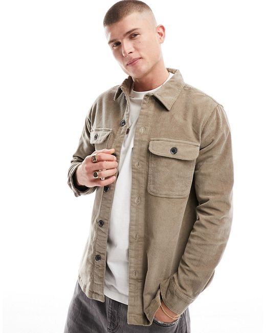 Selected Homme loose cord overshirt