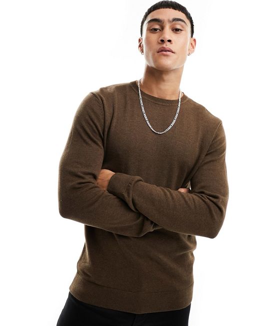 Selected Homme wool mix crew neck sweater