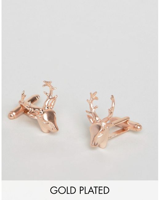 Simon Carter Rose Stag Cufflinks Exclusive To