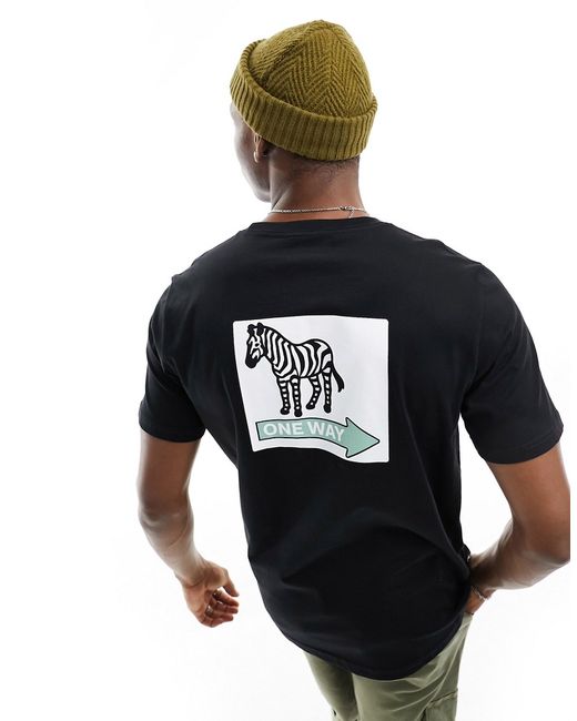 PS Paul Smith zebra one way back print T-shirt