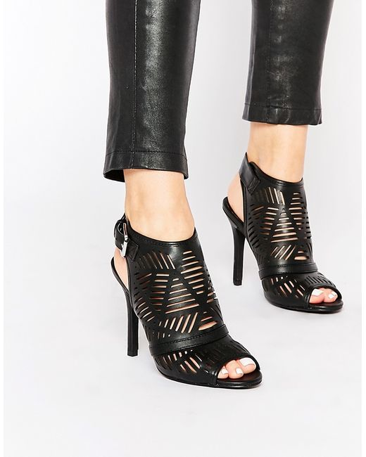 New Look Cut Out Heeled Sandals