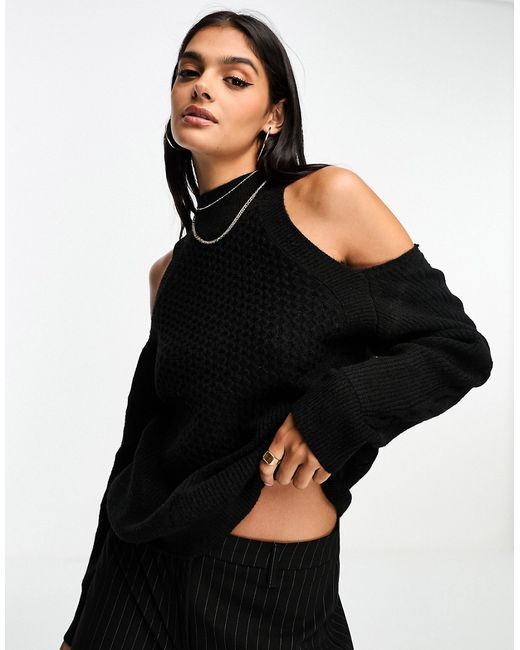 Y.A.S off the shoulder knitted sweater