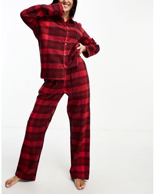 Calvin Klein flannel lounge pants check print-