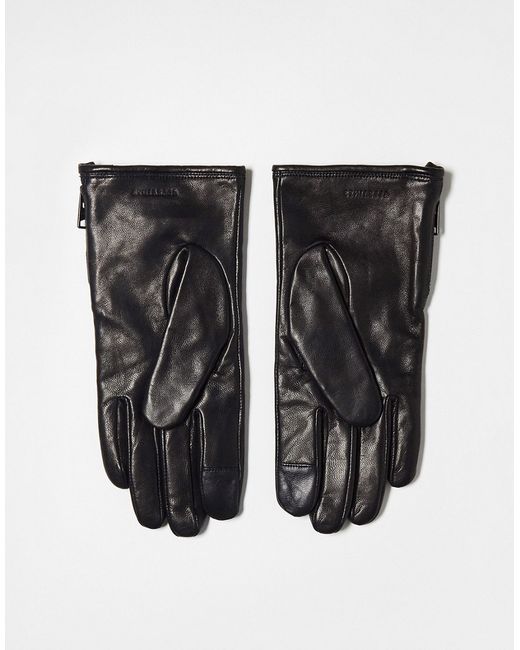 AllSaints leather gloves