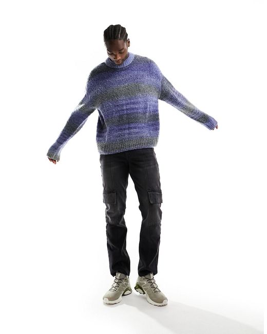 Weekday Daniel wool blend sweater space dye