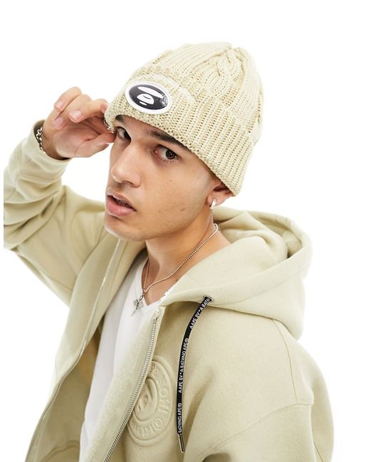 Aape By *A Bathing Ape® By A Bathing Ape cable knit beanie