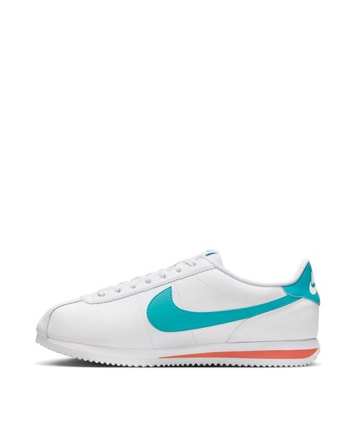 Nike Cortez sneakers and blue