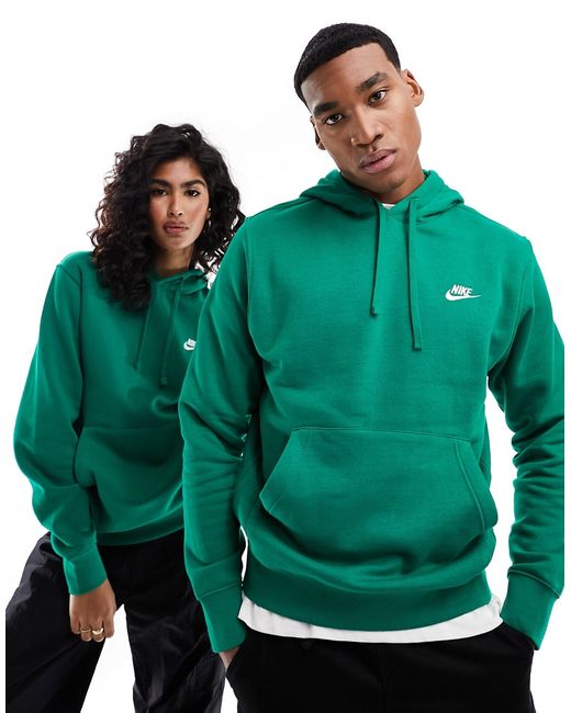 Nike Club hoodie green-