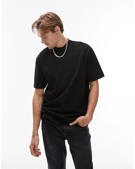 Topman 2-pack oversized T-shirts black-